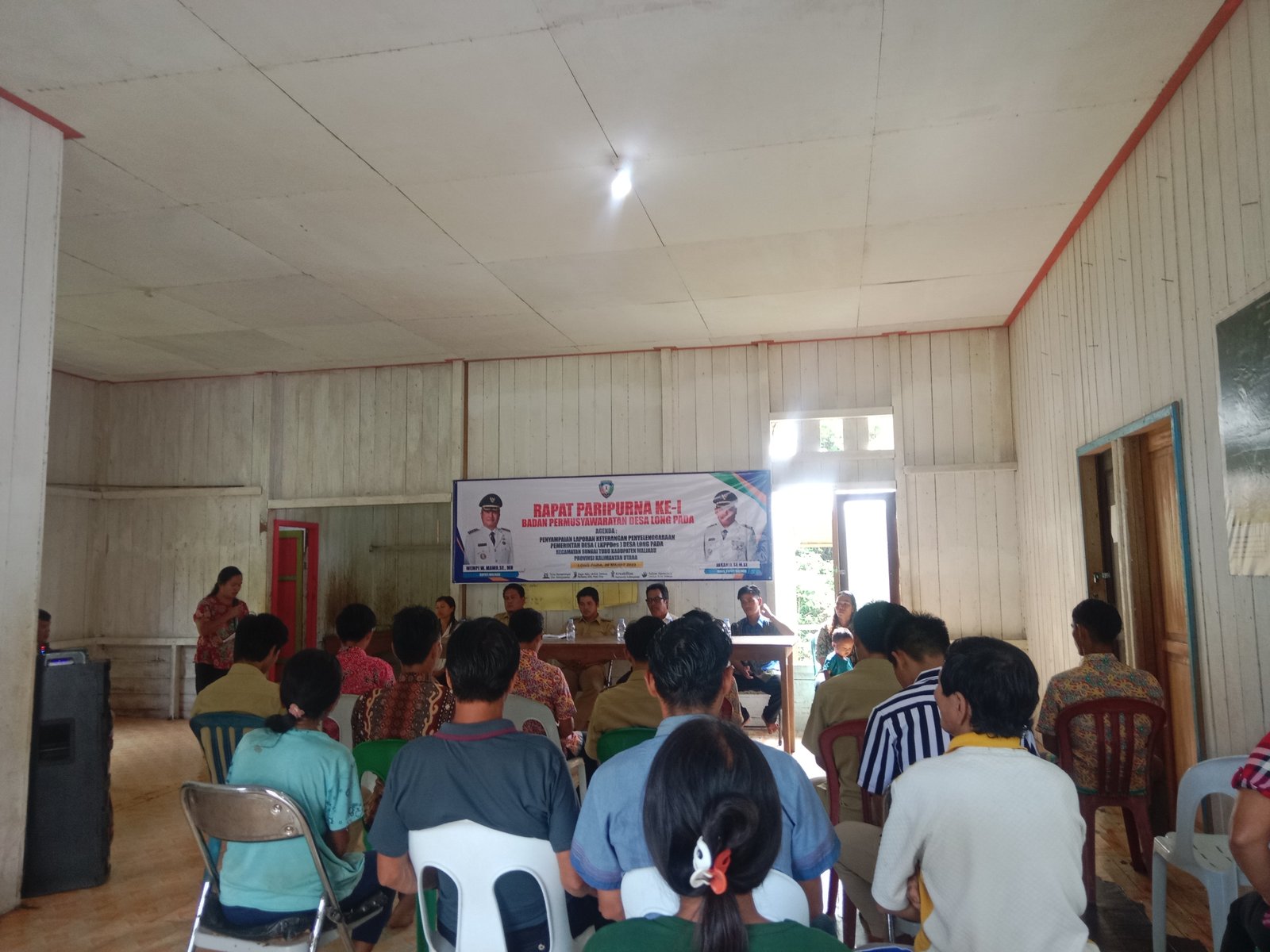 RAPAT PARIPURNA KE-1 BADAN PEMUSYAWARATAN DESA LONG PADA TAHUN 2023